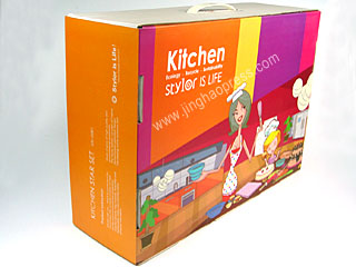 厨房餐具瓦楞彩盒